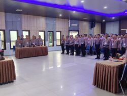 Jelang Nataru, Polres Dumai Gelar Latihan Pra Operasi Lilin Lancang Kuning 2024