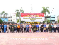 Wakapolres Dumai Pimpin Apel Gelar Pasukan Ops Lilin LK 2024