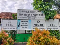 SMPN 1 Pebayuran Gelar Bimtek Rapor Elektronik Bersama Para Guru