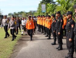Pengamanan Nataru, Polres Kuansing Gelar Apel Pasukan Ops Lilin LK 2024 
