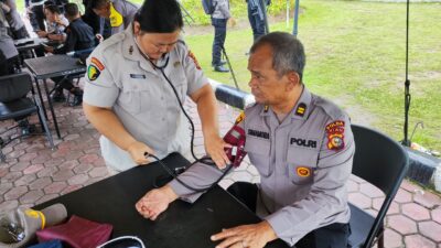 Jaga Kebugaran Personel, Subsatgas Dokkes Rutin Cek Kesehatan Personel