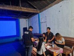 Amankan Miras Tanpa Izin, Satresnarkoba Polres Kuansing Razia Cafe Remang-remang