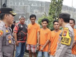 Kurang dari 1 Jam, Empat Pelaku Pencurian di Tol Medan Tembung Ditangkap 