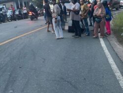 Polsek Loa Janan Evakuasi Korban Kecelakaan Lalu Lintas di Batuah