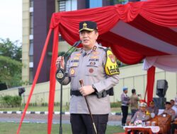Wujudkan Cipta Kondisi Lima Pilar Keselamatan, Kapolda Riau Pimpin Apel Gelar Pasukan Operasi Keselamatan LK 2025