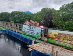 Ketahanan Pangan, Bhabinkamtibmas Lakukan Pendampingan Kepada Petani Ikan