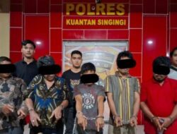 Sita 10,19 Gram Narkoba, Satresnarkoba Polres Kuansing Amankan 5 Tersangka