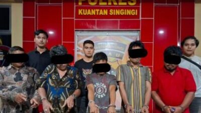 Sita 10,19 Gram Narkoba, Satresnarkoba Polres Kuansing Amankan 5 Tersangka