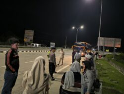 Jelang Ramadhan 1446 H, Samapta Polres Kampar Rutin Laksanakan Patroli dan Sampaikan Pesan Kamtibmas