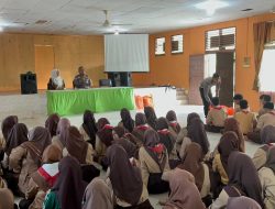 Police Goes To School, Satlantas Polres Kampar Sosialisasikan Etika Berlalu Lintas di SMP N 2 Bangkinang