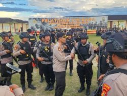 Kapolres Kampar Hadiri Penutupan Pelatihan Tim RAGA Polda Riau