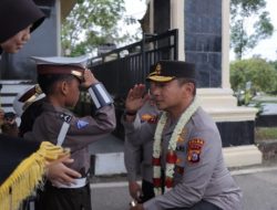 Kapolda Riau Kunjungi Polres Rohil, Beri Arahan, Letakkan Batu Pertama Gedung Pelayanan Publik dan Tanam Pohon