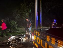 Tak Henti Meski Hujan, Tim Raga Polres Kampar Patroli Jaga Kamtibmas