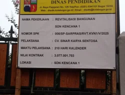 Proyek Revitalisasi SDN Kencana 1 Bogor Disorot, Konsultan Tak Tercantum di Papan Proyek