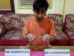 Sita 2,42 Gram Sabu, Polsek Kampar Kiri Hilir Ungkap Kasus Narkoba di Desa Bina Baru