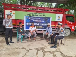 Ngopi Bareng Sopir, Satlantas Kukar Gaungkan Patuh Berlalu Lintas