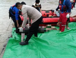 Bersama Tim Gabungan, Polsek Kenohan Temukan Pemuda Yang Hilang di Sungai Belayan