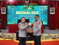 Kapolda Riau Kunker ke Polres Kampar, Tekankan Harkamtibmas dan Jadilah Polisi Pelindung Peradaban