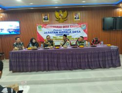 Musdesus Desa Sumbereja Bahas Purna Tugas Kades, Danramil Pebayuran Apresiasi Kekompakan Warga