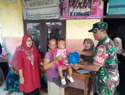 Tak pernah ada kata lelah Koramil 11 Pebayuran Bagikan Ribuan Porsi Makanan Bergizi, Bantu Siswa dan Posyandu