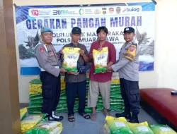 Polsek Muara Jawa Gelar Gerakan Pangan Murah, 3,5 Ton Beras Terjual Habis