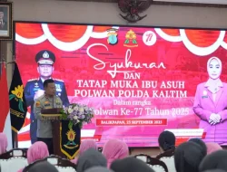 Peringati HUT Polwan Ke-77, Polda Kaltim Gelar Syukuran