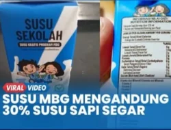 Susu MBG Hanya Mengandung 30 Persen Susu Segar? Ini Penjelasan Profesor Susu