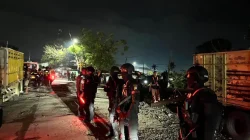 Brimob Polda Metro Jaya Amankan Lokasi Kereta Anjlok di Kedung Waringin, Bekasi