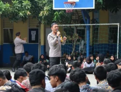 Di SMK Voctech 1 Kapolres Ajak Murid Hormati Guru dan Orang Tua