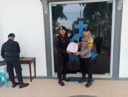 Brimob Polda Riau Sterilisasi Gereja HKBP Rumbai, Pastikan Ibadah Natal Aman di Ops Lilin 2025