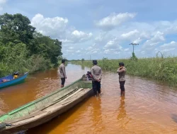 Banjir Rendam Sejumlah Wilayah di Kecamatan Kenohan, Polsek Lakukan Pemantauan Intensif