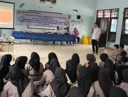 Polsek Kota Bangun Sosialisasikan Bahaya Narkoba. dan Miras di SMAN 2 Kota Bangun