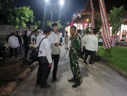 Danramil 01/Tambun Dampingi Dandim 0509 Hadiri Tarawih Keliling dan Gelar Seni Bersama Gubernur Jabar di Tambun Selatan