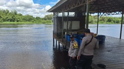 Polsek Muara Kaman Intensifkan Pemantauan, Wilayah Terpantau Aman dari Bencana