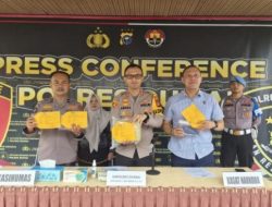 Polres Dumai Gagalkan Peredaran 1,05 Kg Sabu, 2 Kurir Ditangkap