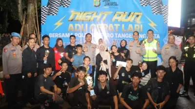 Cara Unik Polisi Tangerang Kota Tangkal Tawuran: Night Run Polisi vs Warga