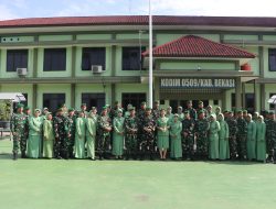 “Melalui Halalbihalal, 33 Prajurit Kodim 0509 Bekasi Naik Pangkat di Bulan Syawal”