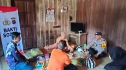 Polsek Loa Kulu Gelar Bakti Sosial, Salurkan Sembako untuk Lansia dan Warga Sakit