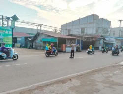 Lancarkan Aktivitas Pagi, Polsek Anggana Siagakan Personel di Titik Padat Kendaraan