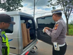 Perketat Jalur Poros, Polsek Anggana Lakukan Pemetaan dan Razia Antisipasi Mobilisasi Massa Unras ke Samarinda