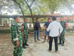 Danramil 11 Pebayuran Tinjau Lokasi Pembangunan KDKMP di Karangreja