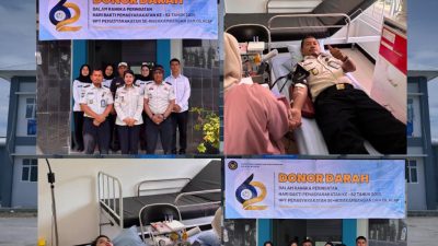 Semarak HBP, Lapas Kumbang Gelar Aksi Donor Darah