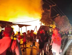 Hadir di Tengah Duka Kebakaran Desa Liang, Kapolsek Kota Bangun Rangkul Warga dan Pastikan Penanganan Pasca-Bencana