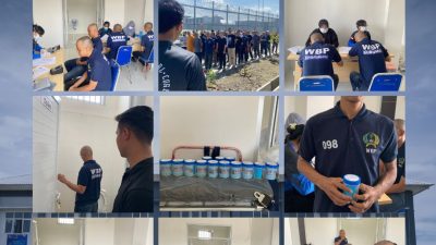 Lapas Kelas IIA Kumbang Melaksanakan Screening Kesehatan Dan Pemeriksaan Urine Warga Binaan Lapas Pindahan Dari Lapas Jambi