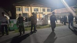 Akibat Maraknya Kejahatan, Koramil dan Polsek Pebayuran Gelar Patroli Gabungan di Kertasari