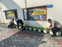 Wujudkan Lingkungan Mako yang Nyaman, Polsek Tenggarong Seberang Gelar Program “ASRI POLRI”