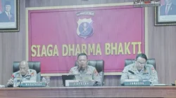 Ikuti Anev Kapolda Kaltim Secara Virtual, Kapolres Kukar Siapkan Pengamanan May Day dan Program Ketahanan Pangan