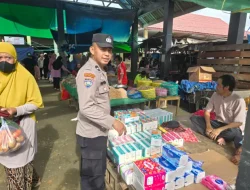 Cegah Kriminalitas, Polsek Loa Kulu Intensifkan Patroli Dialogis Sasar Titik Keramaian