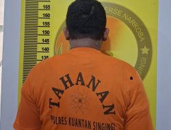 Ungkap Transaksi Sabu, Polsek Cerenti Amankan Seorang Warga Kampung Baru