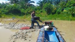 Respons Cepat Laporan 110, Polres Kuansing Tertibkan dan Musnahkan Peralatan Peti di Kuantan Tengah